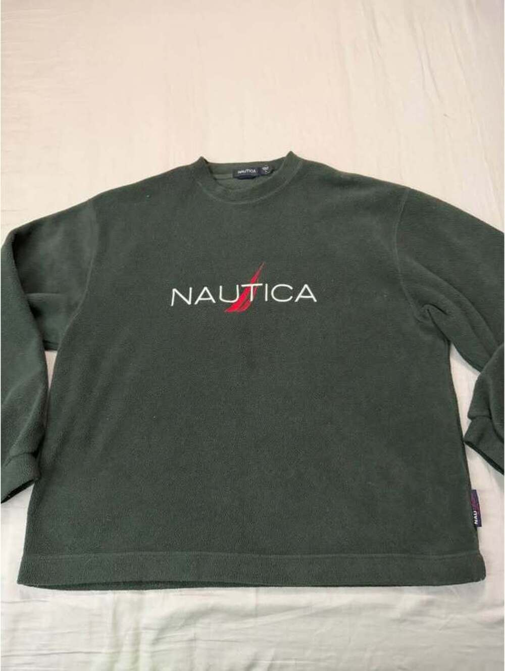 Vintage Nautica Fleece Crewneck Sweatshirt Mens Size Large Used Like New $30